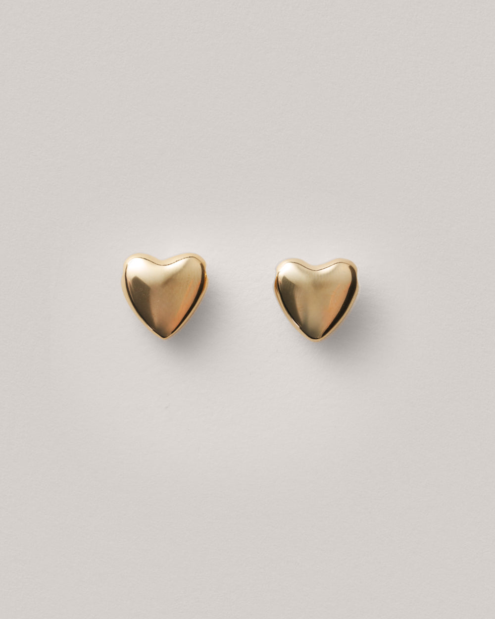 Mini Heart Studs - Minimalist Silver Studs | Annika Inez