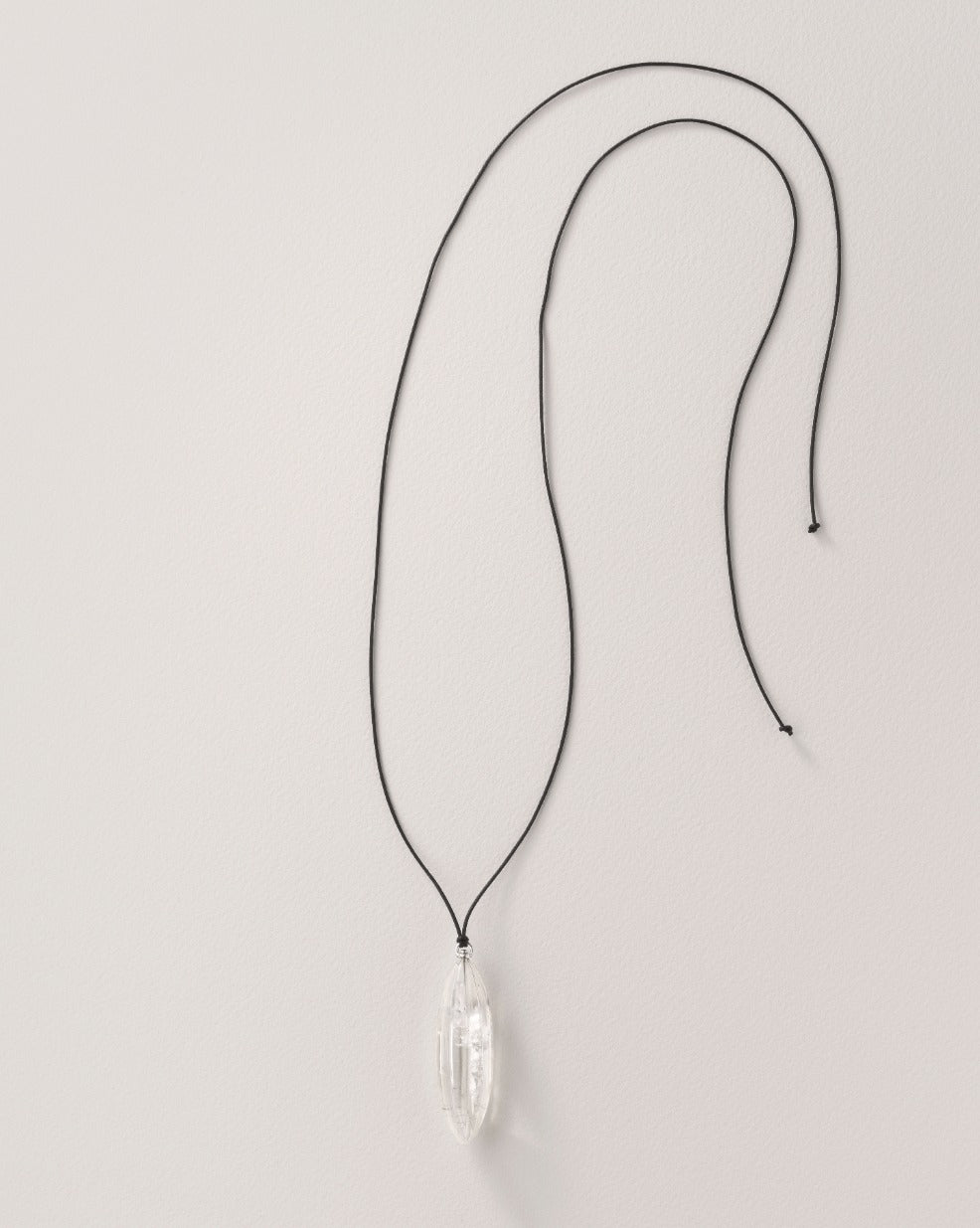 Elongated Ridge Necklace, Large