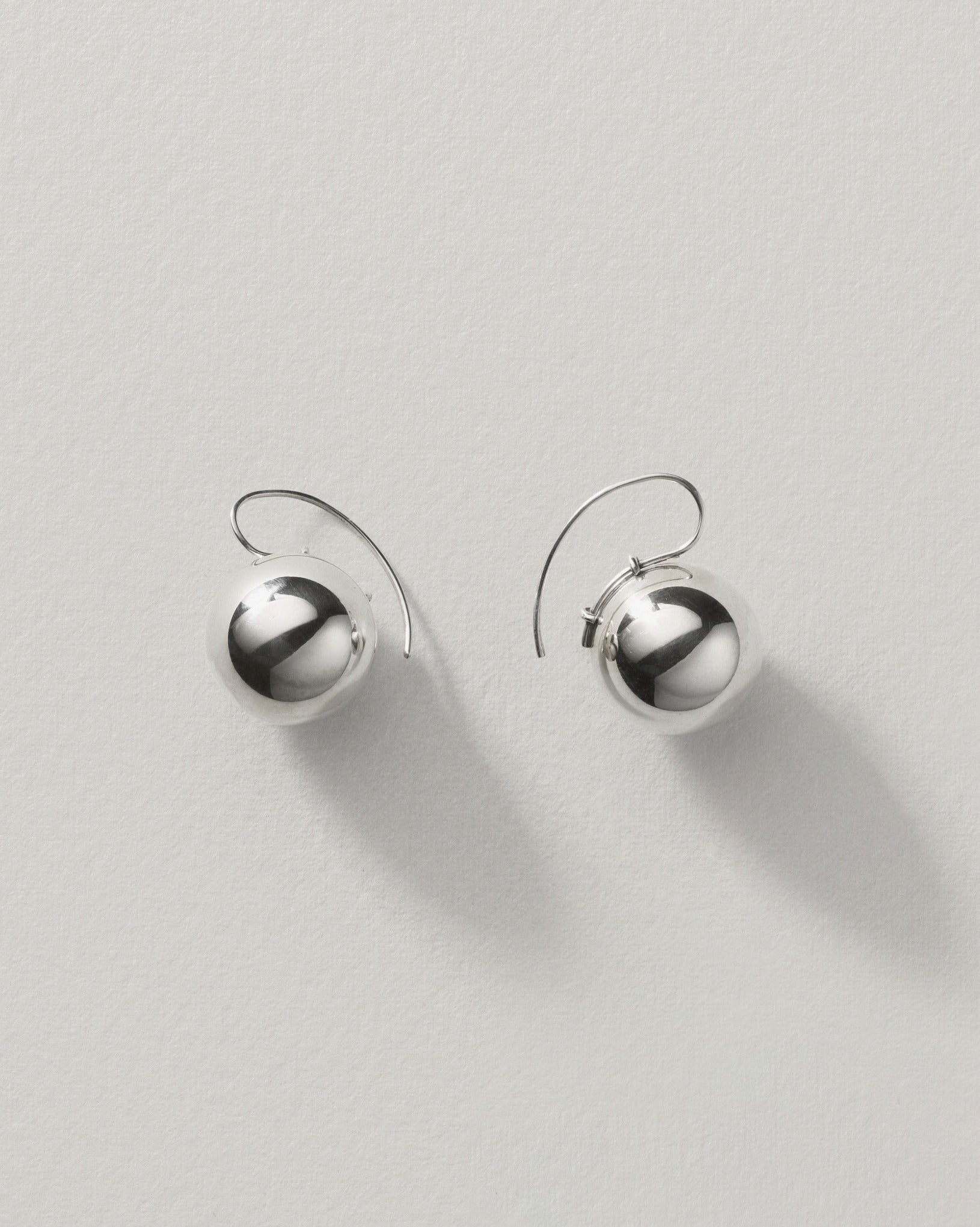 Sphere Drop Earrings - Classic Organic Design | Annika Inez