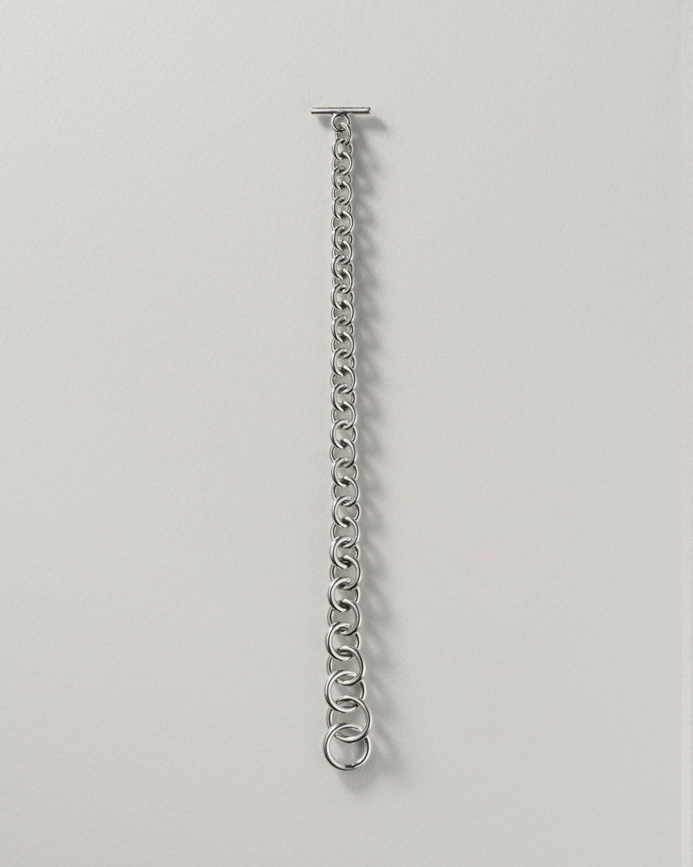 Thin Tapered Link Bracelet
