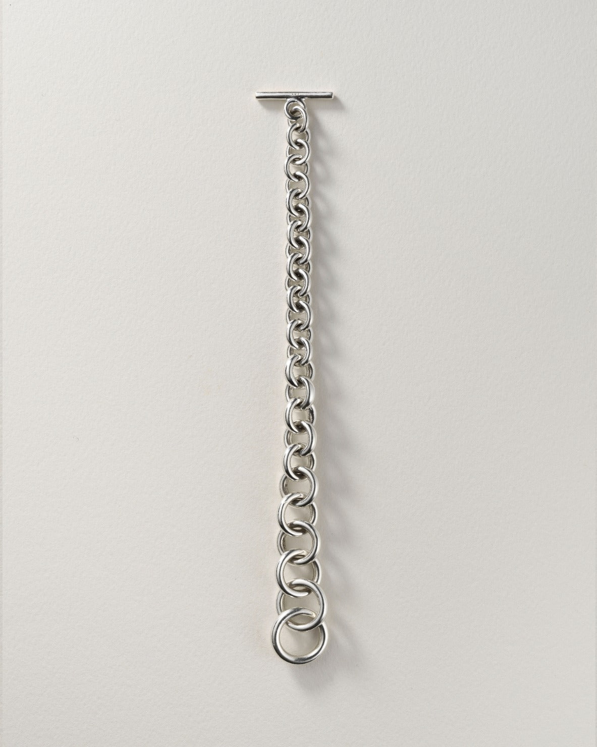 Wide Tapered Link Bracelet – Annika Inez