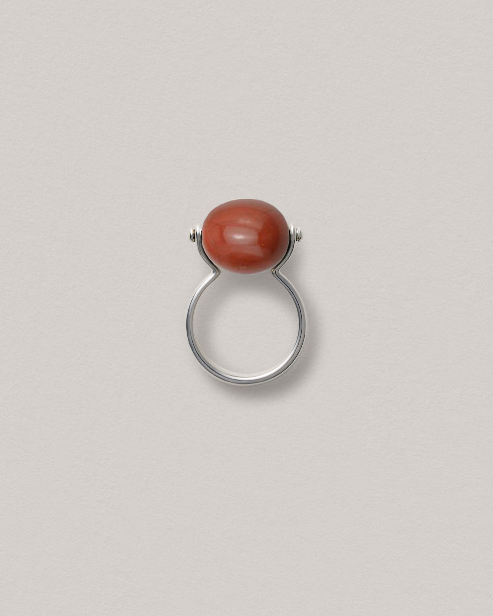 Small Stone Ellipse Ring