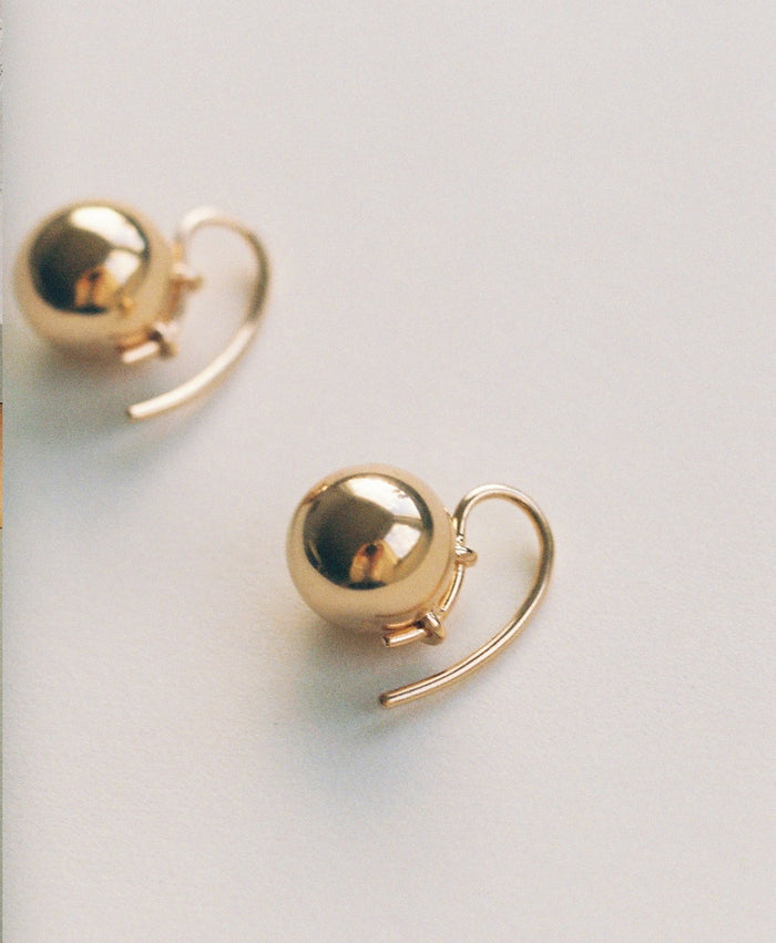 Petite Sphere Drop Earrings