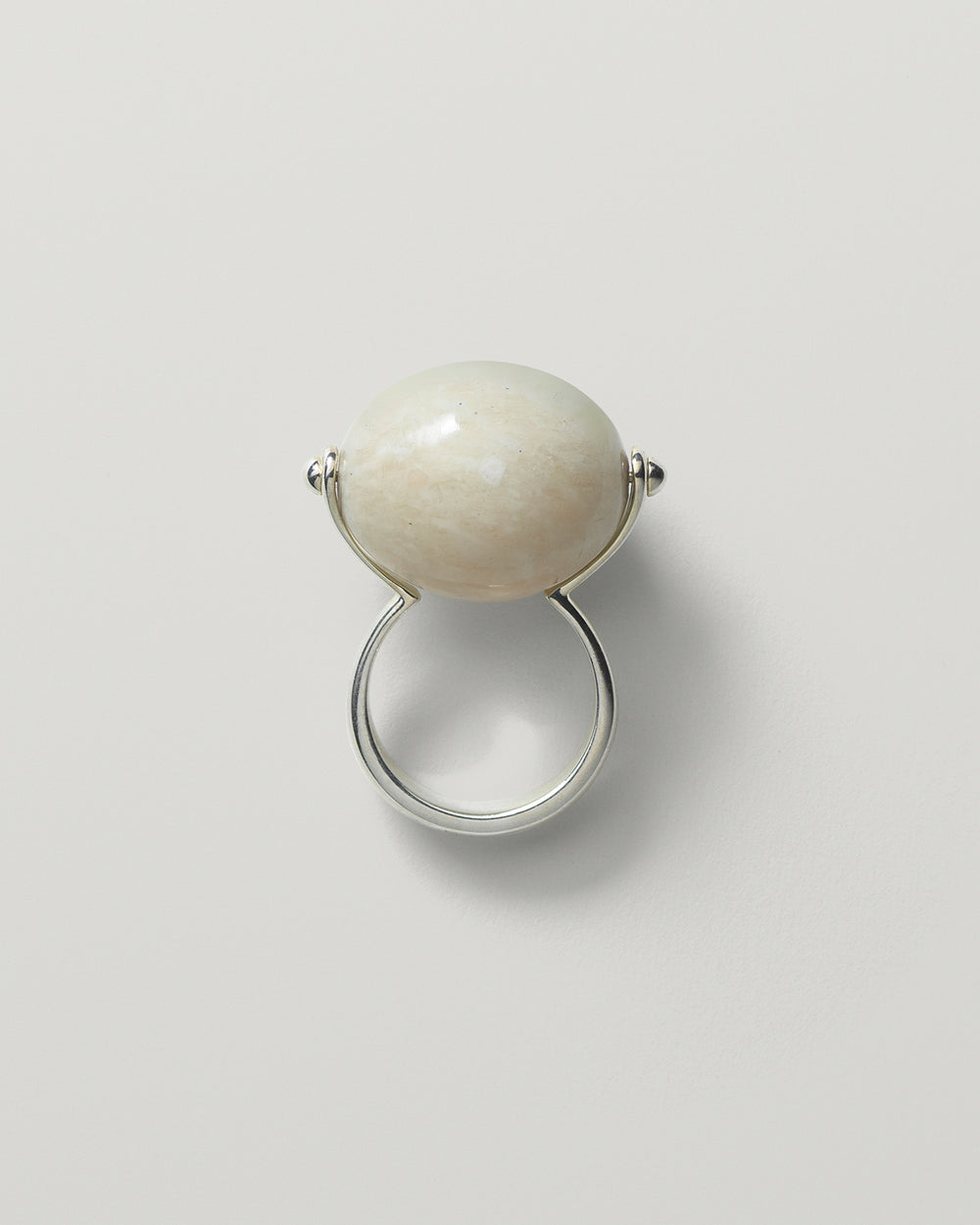 Large Stone Ellipse Ring