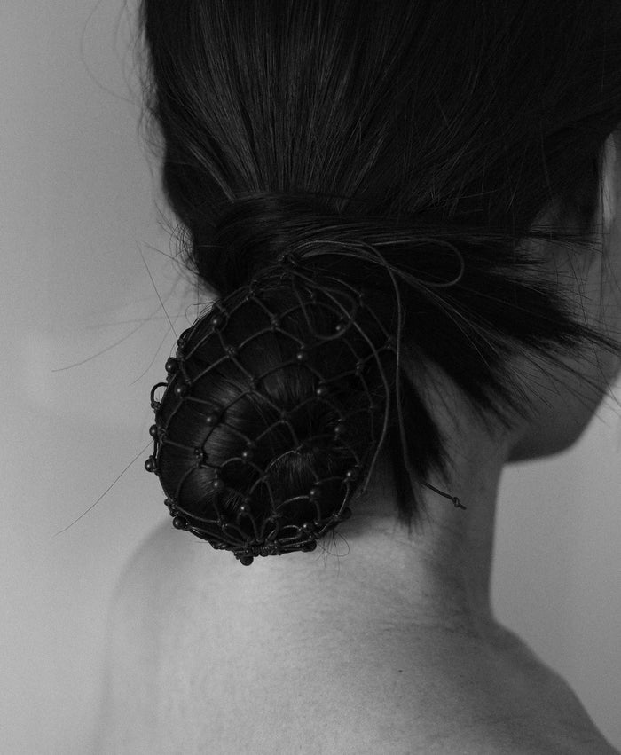 Beaded Chignon Net
