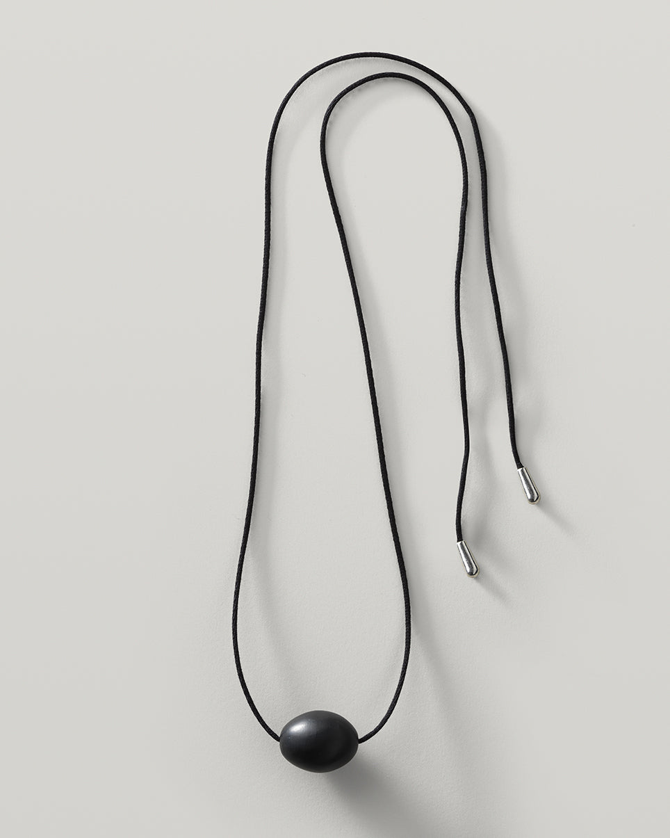 Large Stone Ellipse Necklace