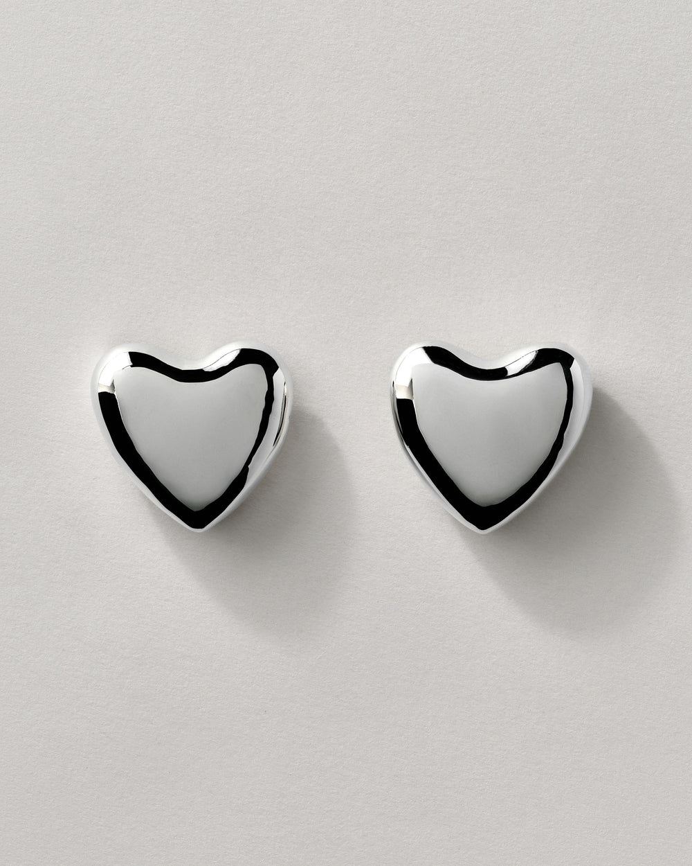 Large Voluptuous Heart Earrings